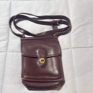 Coach 9930 vintage leather Murphy bag in brown leather